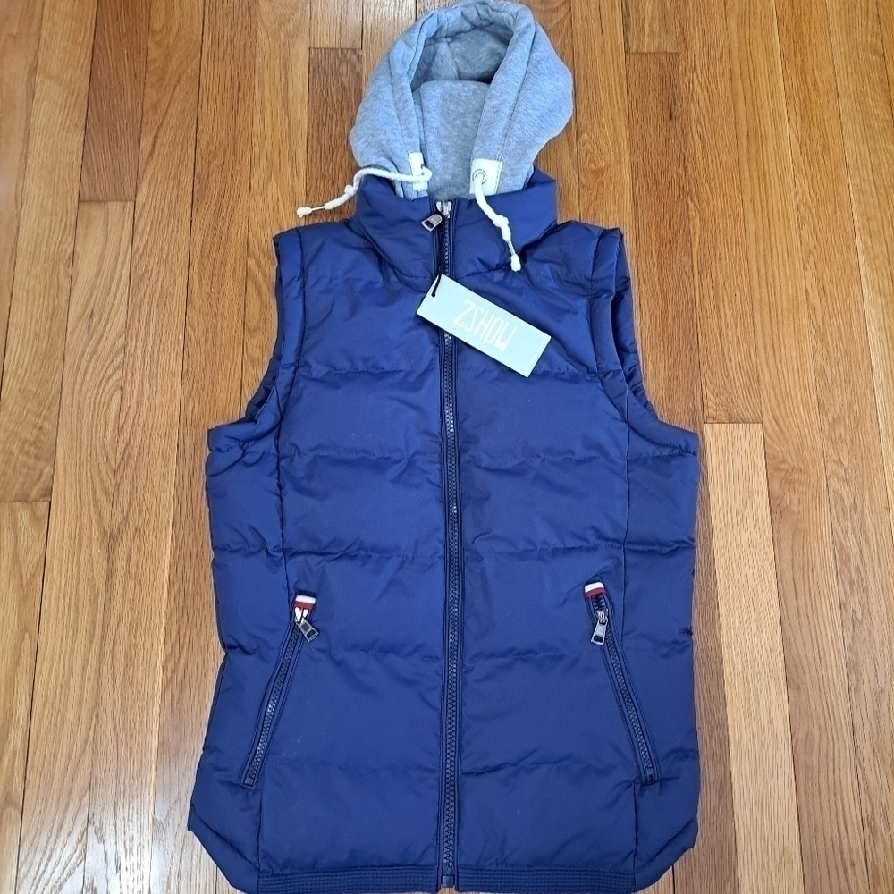 ZSHOW Women's Size 12 Winter Padded Vest Hooded Outerwear Jacket  NEW Winter